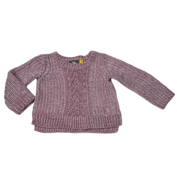 Toddler Girl 2T Sweater Bundle Lot Black Leopard Pink Soft Knit - Picture 2 of 16